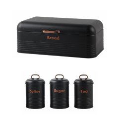 Bread Bin and Canister Set