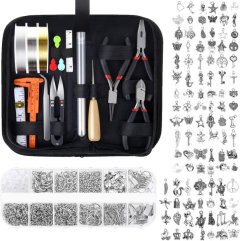 Jewelry Making Kit Tools Kit Wire Wrapping Kit with Tools and Charms
