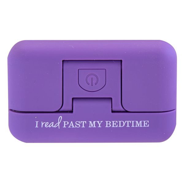 I Read Past My Bedtime Purple (Hydraulic Booklight)