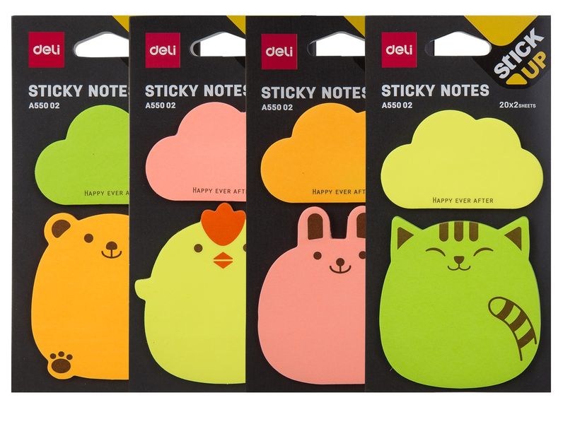 Sticky Notes 76x76mm - EA55002 (4pk)