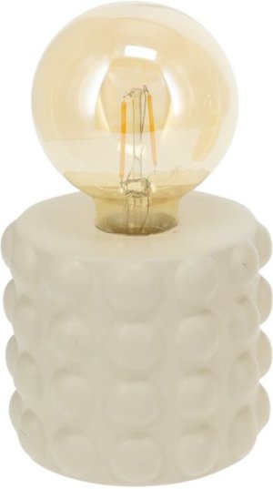 Dolomite Table Lamp Battery Operated with Led Bulb 18x10cm