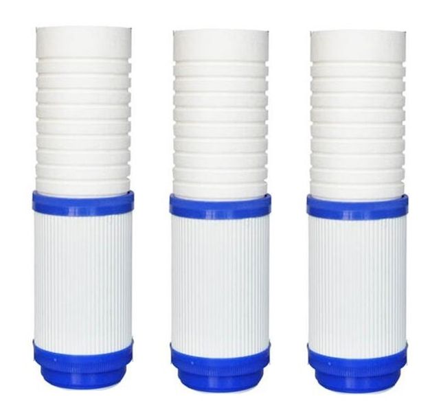 10" Sediment &amp; GAC Combo Filter Cartridge - Set of 3