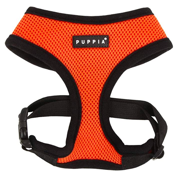 Puppia Soft Mesh Dog Harness - Orange