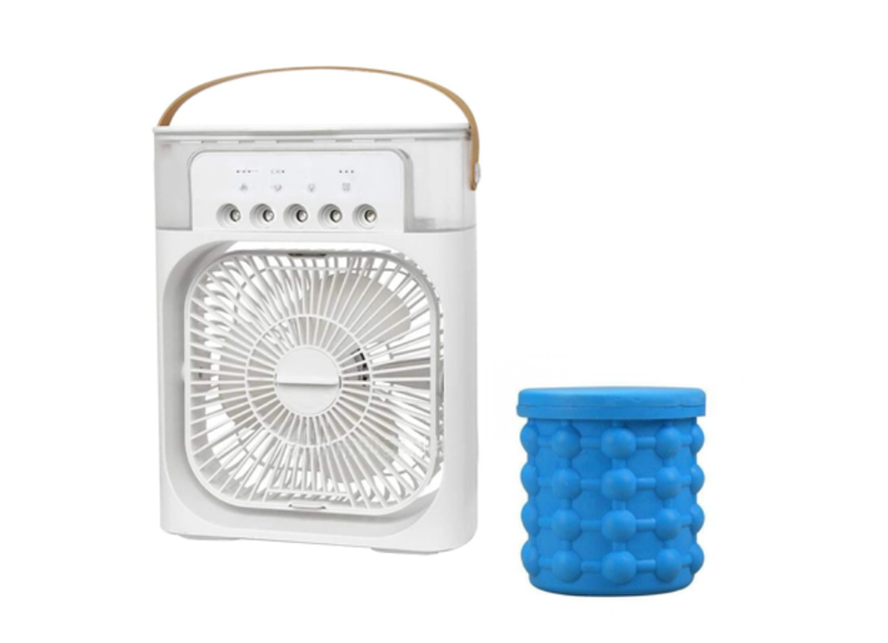 LED Portable Air Cooler Fan and Ice Bucket