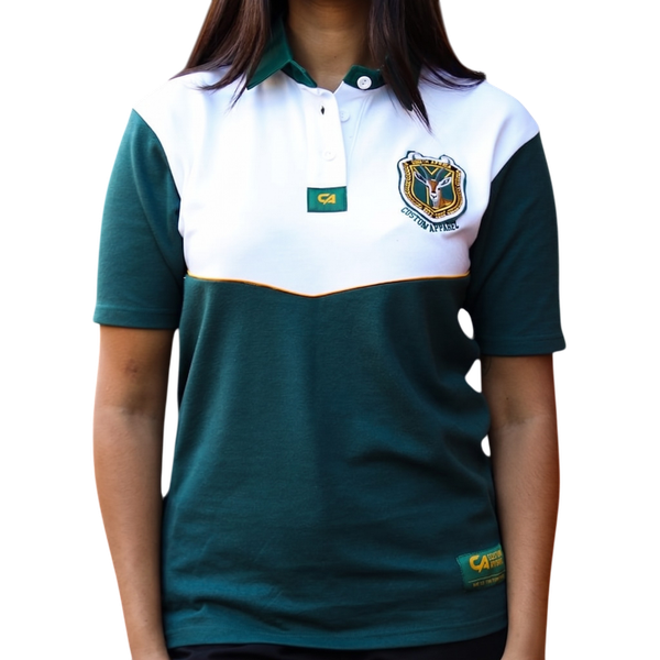 CA Ladies Supporters Jersey - White/Green Stripe