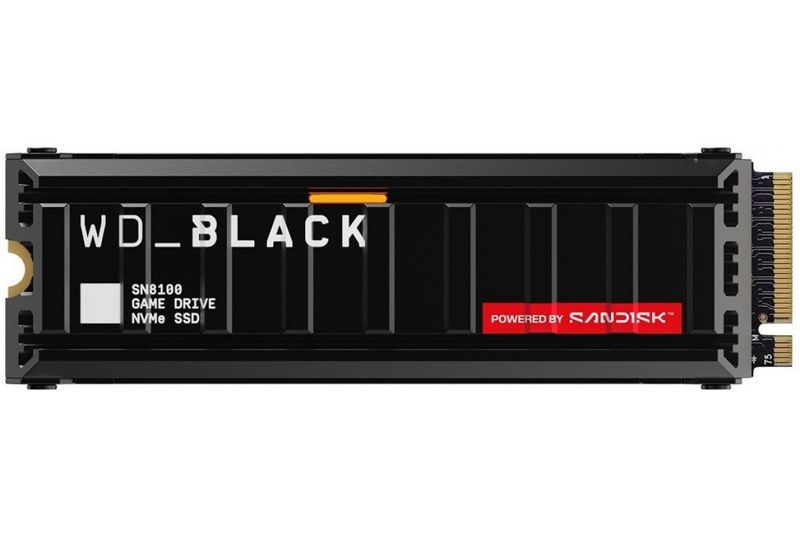 SanDisk WD_BLACK SN8100 NVMe Gen 5 SSD 4TB With Heatsink