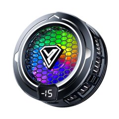 Phone Cooling Fan, Magnetic Radiator with RGB Lights for Mobile Games