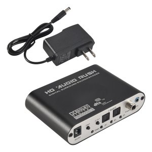 5.1 Audio Rush Digital Sound Decoder Converter - Optical SPDIF Black