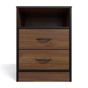 Price Cut - Foundation Two Drawer Bedside Table