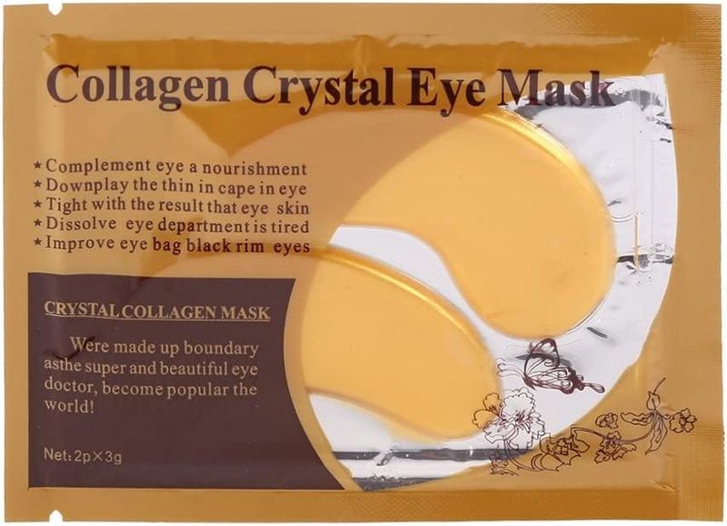 25 Pairs Collagen Crystal Eye Mask Powder Crystal Gel Eye Masks