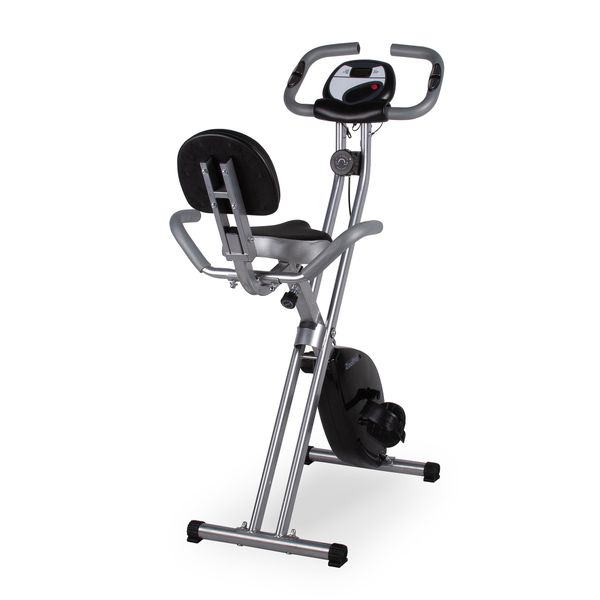 Indoor Sports Stationary Cardio Exercise Bike - Blue/Black