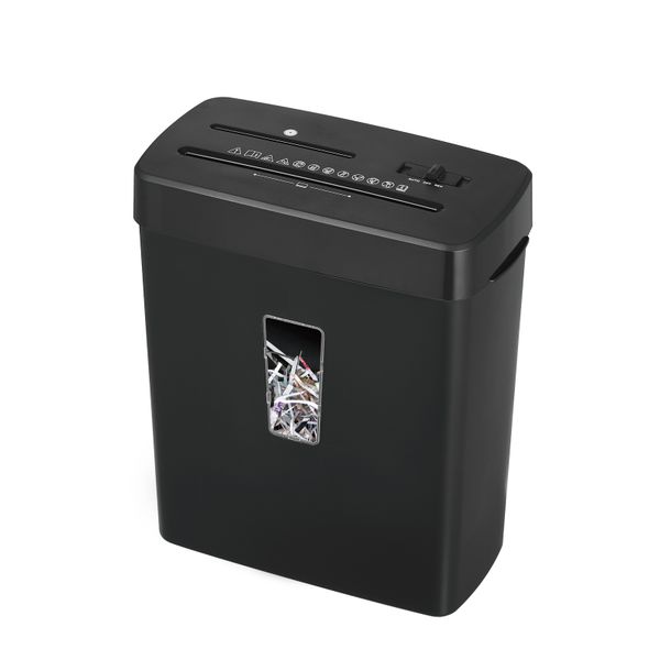 Paper Shredder 8-Sheet Cross Cut P-4 Level Confidentiality for Home Office