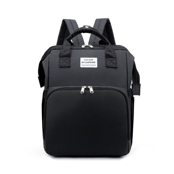 Fashionable multifunctional retractable folding mommy backpack