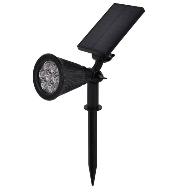 Adjustable RGB Solar Powered LED Garden Landscape Spotlight