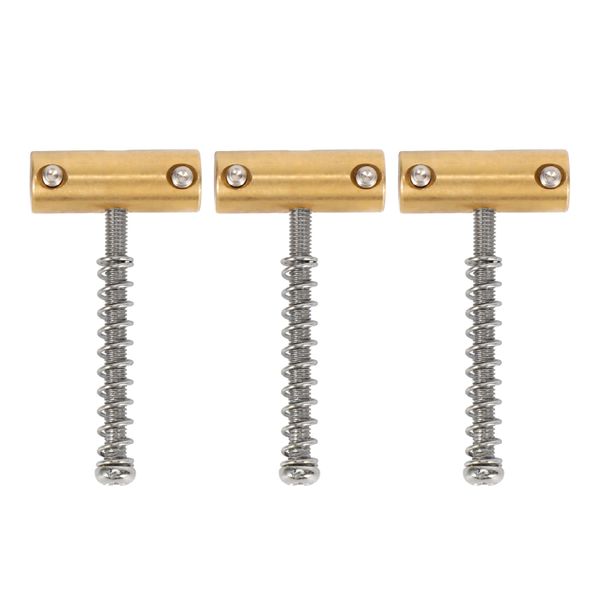 Guitar Compensated Bridge Brass Saddles Set 10.8mm Style Bridge Saddle for