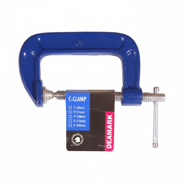 Deamark C-Clamp 75mm - Versatile Woodworking Tool