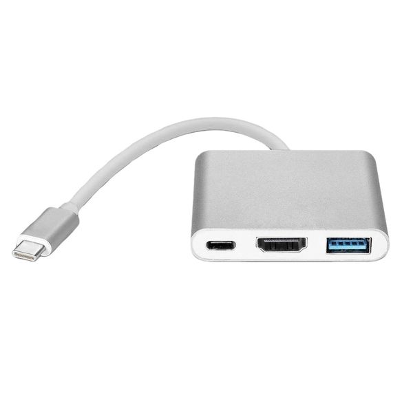 USB-C 3-in-1 Hub 4K HDMI 3.0 PD Charging Compatible MacBook Ai