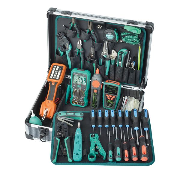 PRK PK-1938M5 Master Telecom &amp; Networking Tool Kit with MT-7029