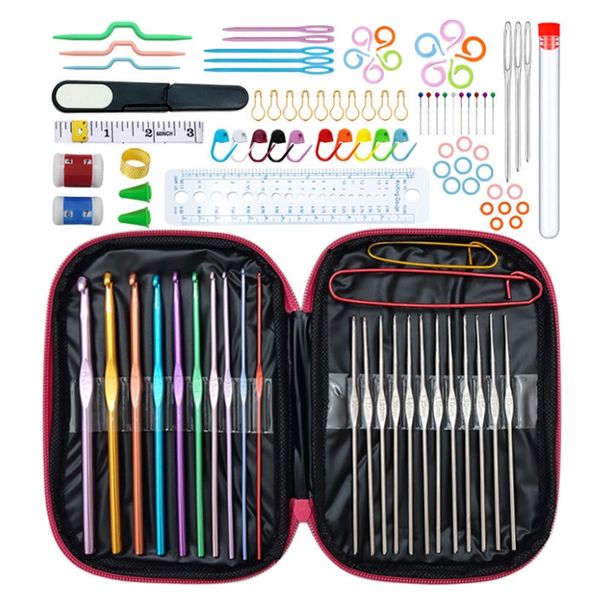 100 in 1 Crochet Set with Storage Bag 2