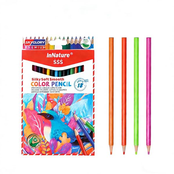 18 Colored Lead Stationery Set Wholesale High-grade Color Pencil Set