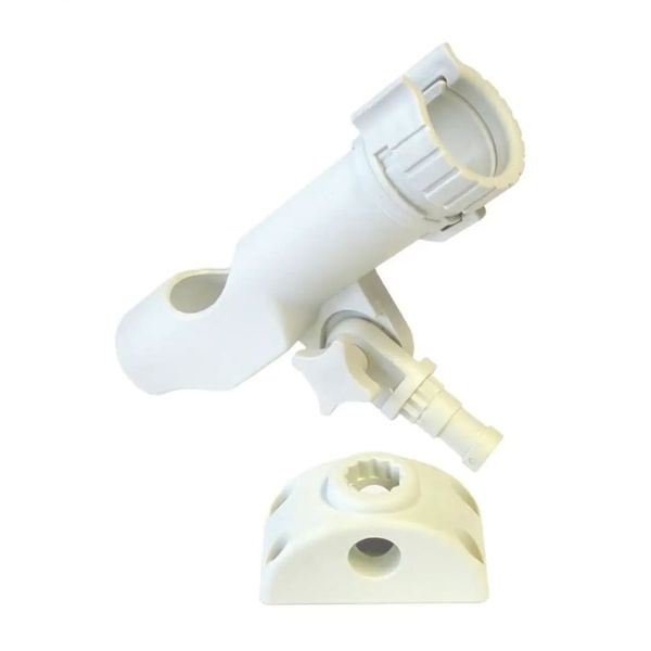Plastic Fishing Rod Holder for Boats - White