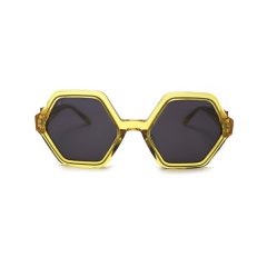 Vialli Hex Primo Sunglasses in Gold - Large