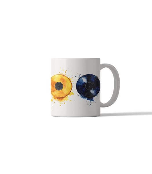 Retro Music Records DSG 3 Printed Coffee Mug