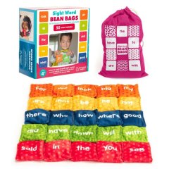 Educational Insights Sight Word Bean Bags - 25 Double-sided Bean Bags