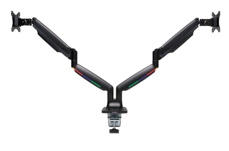 Kensington SmartFit One -Touch Height Adjustable Dual Monitor Arm - Black