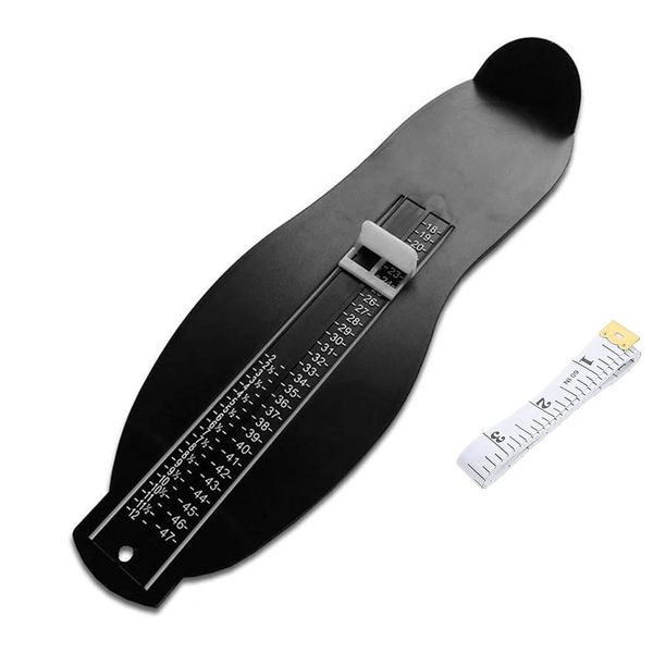 Foot Measuring Device, Adjustable Shoe Sizer Ruler for Adults &amp; Kids