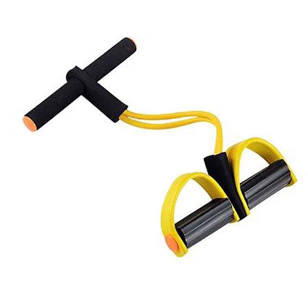 Sit-up Pedal Resistance Bands for Workout Tummy Training - Red
