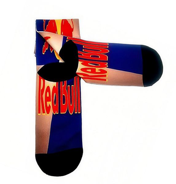 Retro Style Energy Drink Novelty Socks