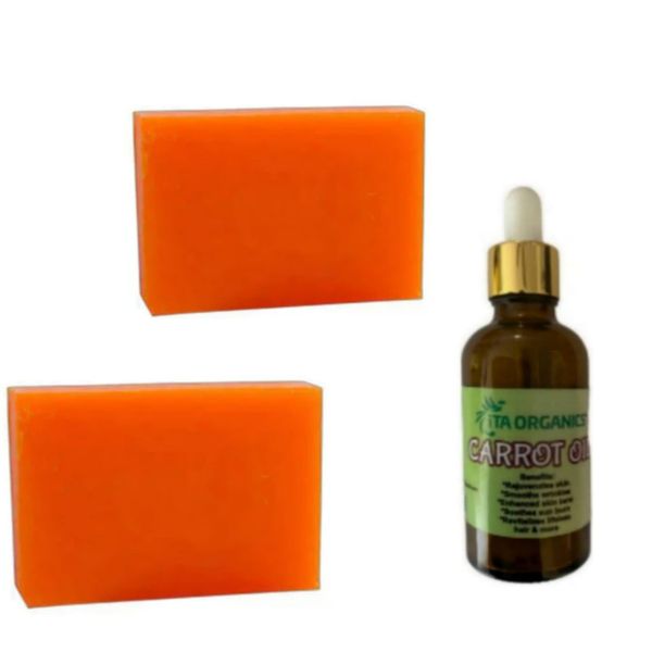 2 Kojic acid soap 100g &amp; Carrot Oil