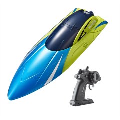 Rc Boat 2 4G Dual Rudder Motor Waterproof High Speed Boat Toys-Red