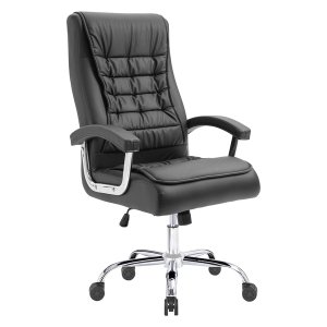 Everfurn Louis High Back Office Chair - Black