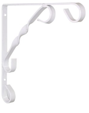 Scroll Shelf Bracket White - 200X201
