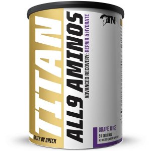 TITAN All 9 Aminos Grape Juice, 50 Servings Net Wt.300g