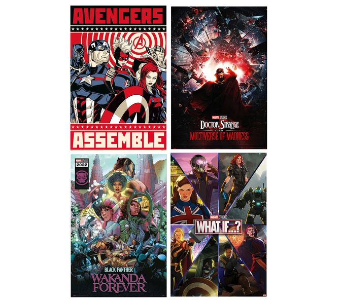Marvel - Power Poster Pack Combo (Set of 4)