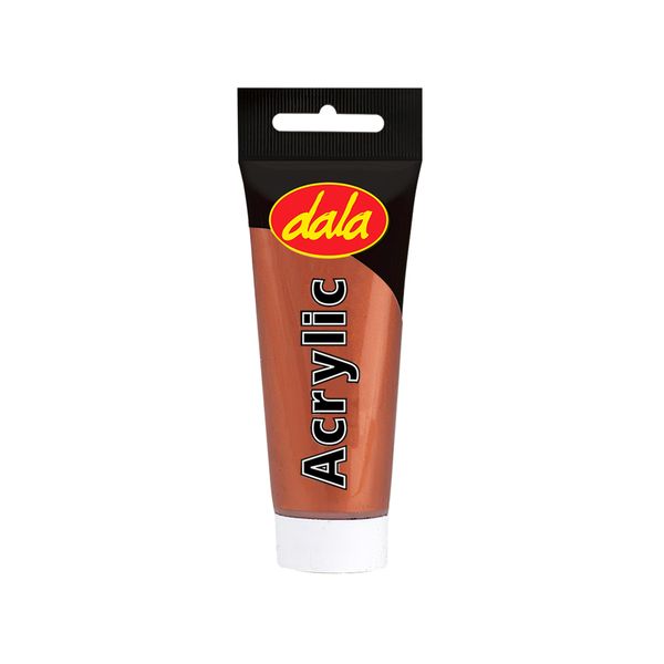 Dala Metallic Acrylic Paint Bronze 75ml Tube