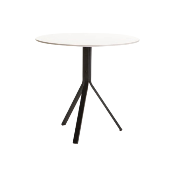 80cm White Stone Round Dining Table