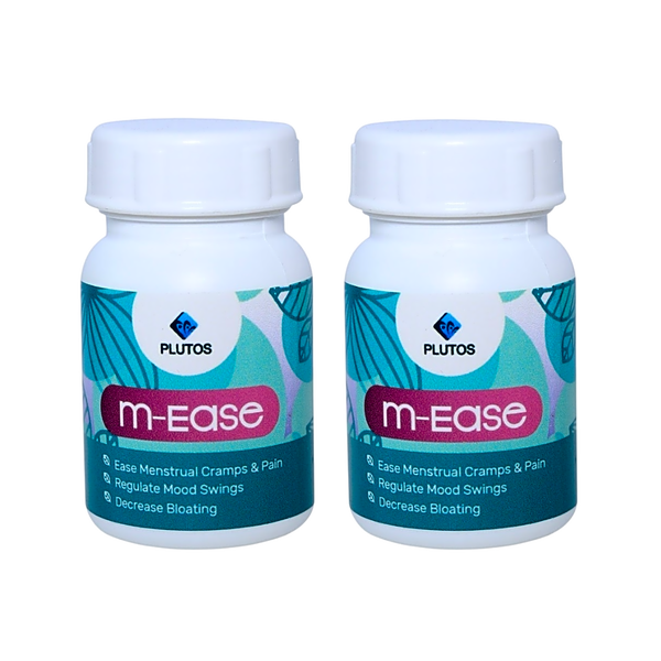 M-Ease Herbal Capsules - Menstrual Comfort Support - 60 Capsules x 2