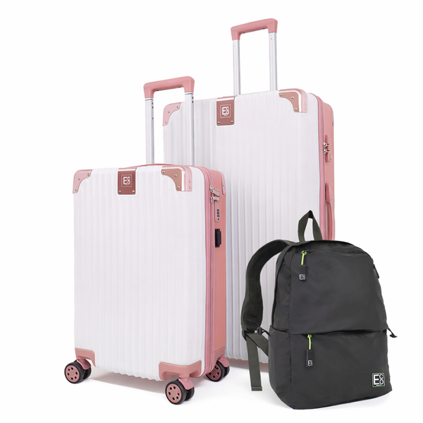 Berlin Anti-theft Luggage Suitcase Hardshell Set with Backpack - 55 &amp; 75cm