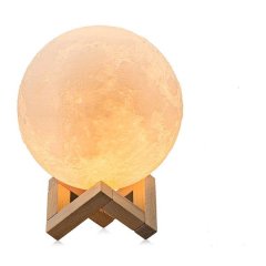 Led Colour Changing Moon Night Lamp - Large