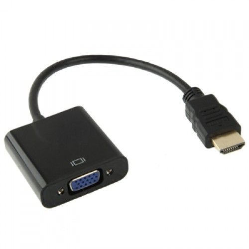 Tuff-Luv HDMI Male to VGA Female Adapter - Black