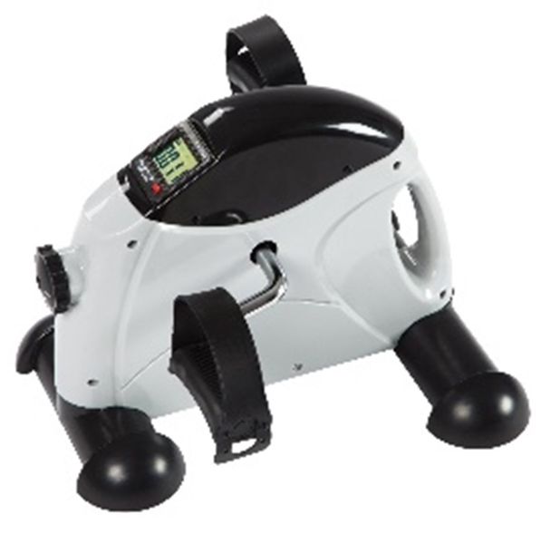 Zoolpro Portable Pedal Mini Cardio Exercise Bike Cycle - White and Black