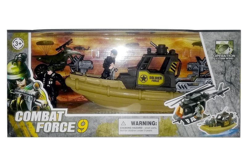 Combat Force Submarine In W/ B