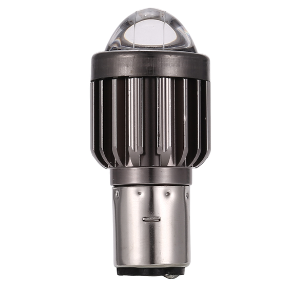 H6 Ba20D Motorcycle Led Projector Bulbs Dual Colors Compatible with Mini
