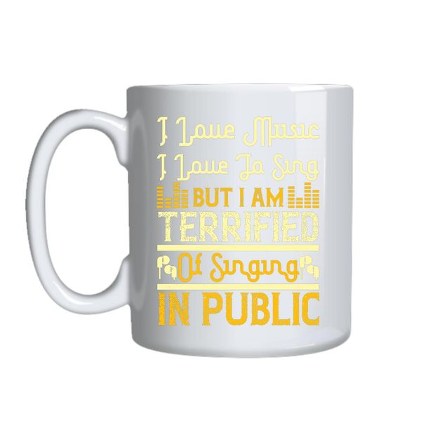 I Love Music Mug Gift Idea 164
