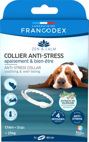 Anti-Stress Collar for Dogs - Calming Solution with Valerian Essential Oil