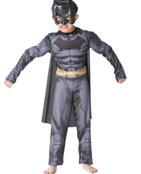 SM Kids Muscle Batman Costume with Mask